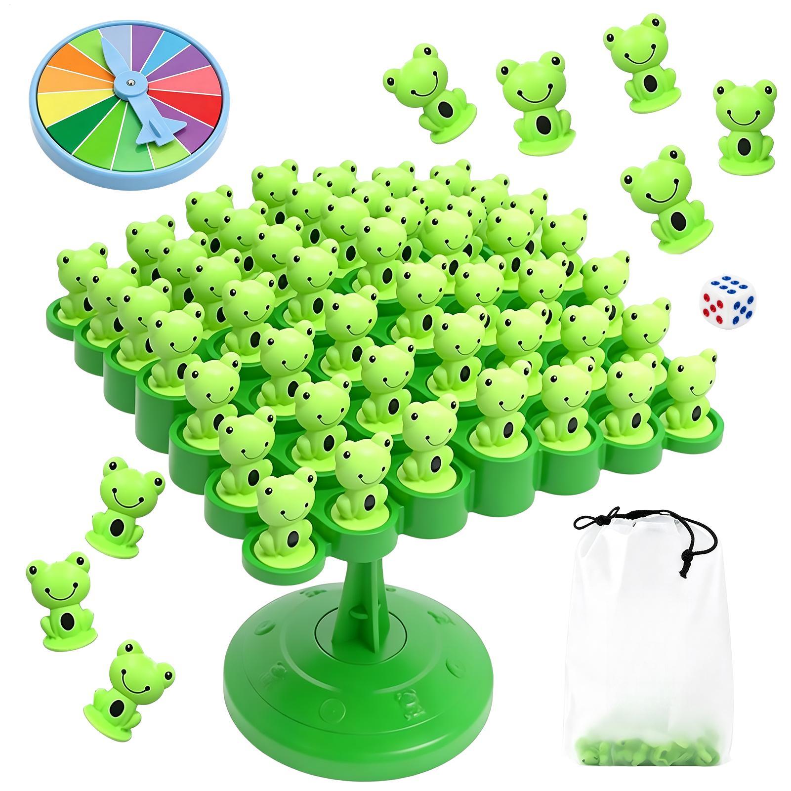 Board Game Live - 1 Stück Frosch-Balancier-Baum Kinder-Mathe-Spielzeug Balancier-Brettspiel Eltern-Kind-Interaktion