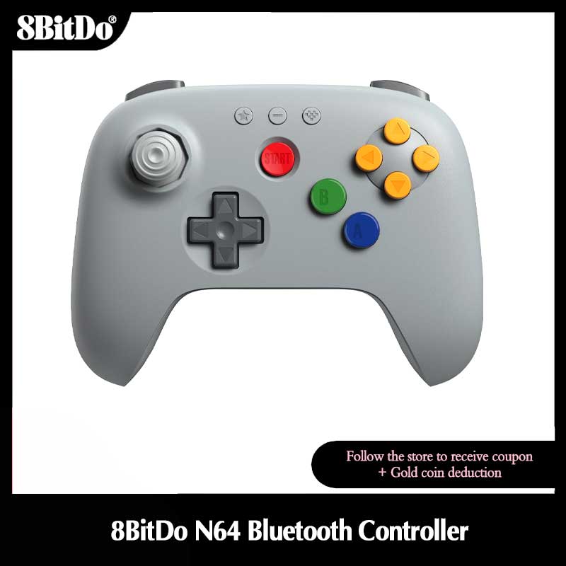 Board Game Android - 8BitDo Grauer N64 Bluetooth-Controller für Analogue