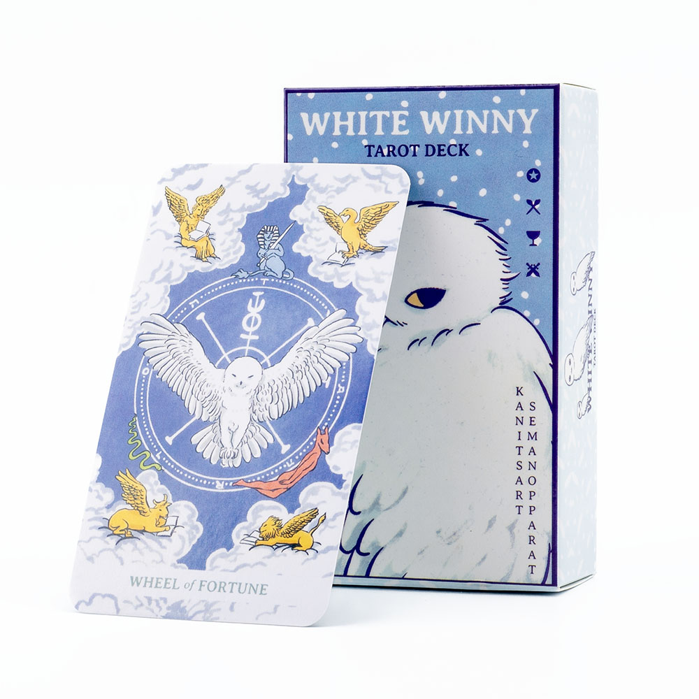 Board Game Of Life - White Winny Tarot English Edition 80-Karten-Deck