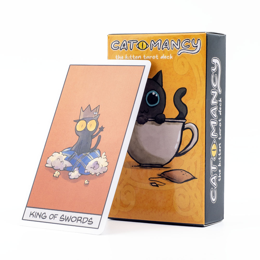 Board Game Of Life - Cat Mancy Kitten Tarot-Deck, 78 Karten,