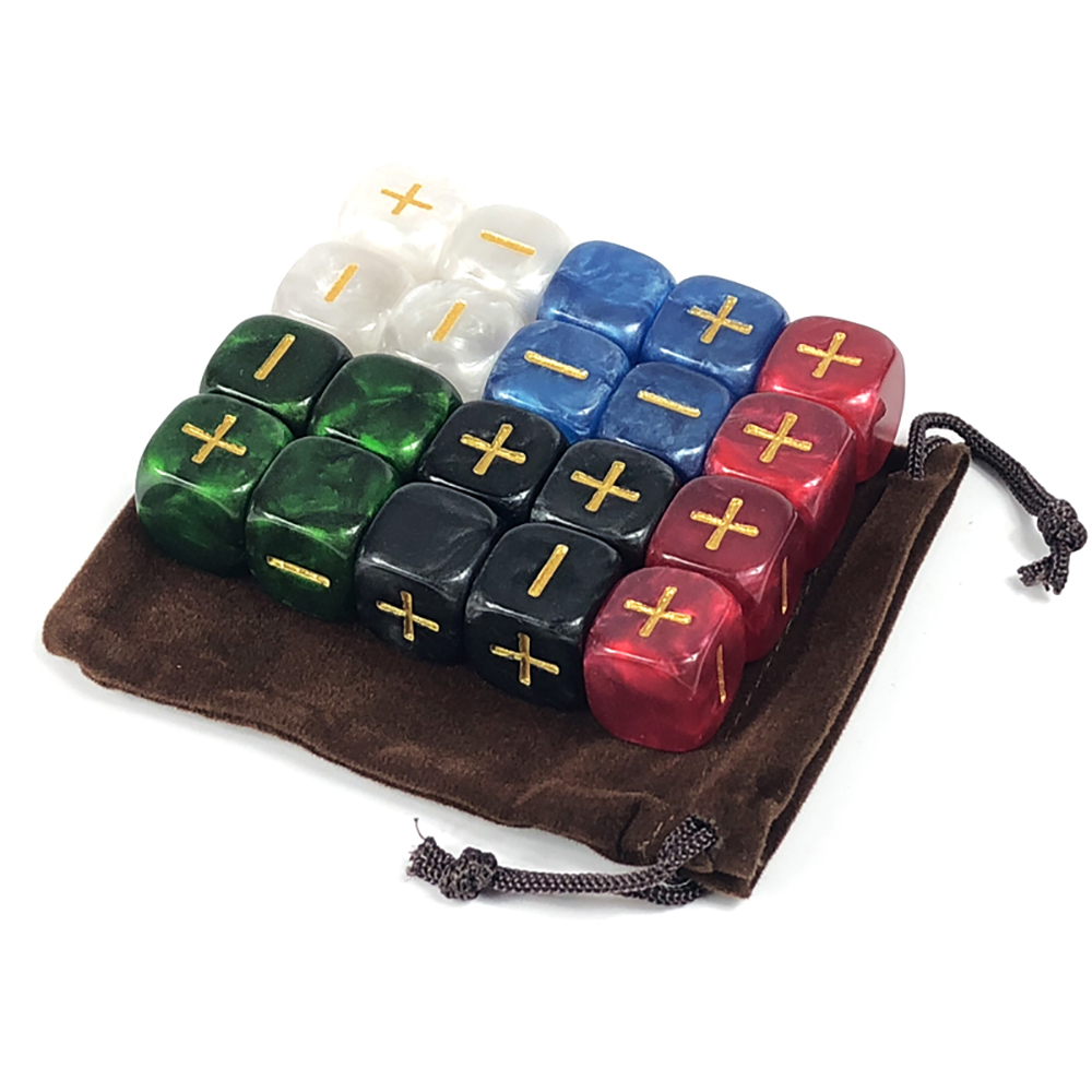 Board Game Live - Fate Würfel mit Tasche 20 Stück