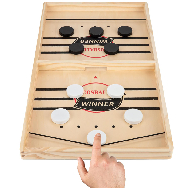 Board Game Live - Schnelles Sling-Puck-Tischfußballspiel für zwei Spieler, Brettspiel