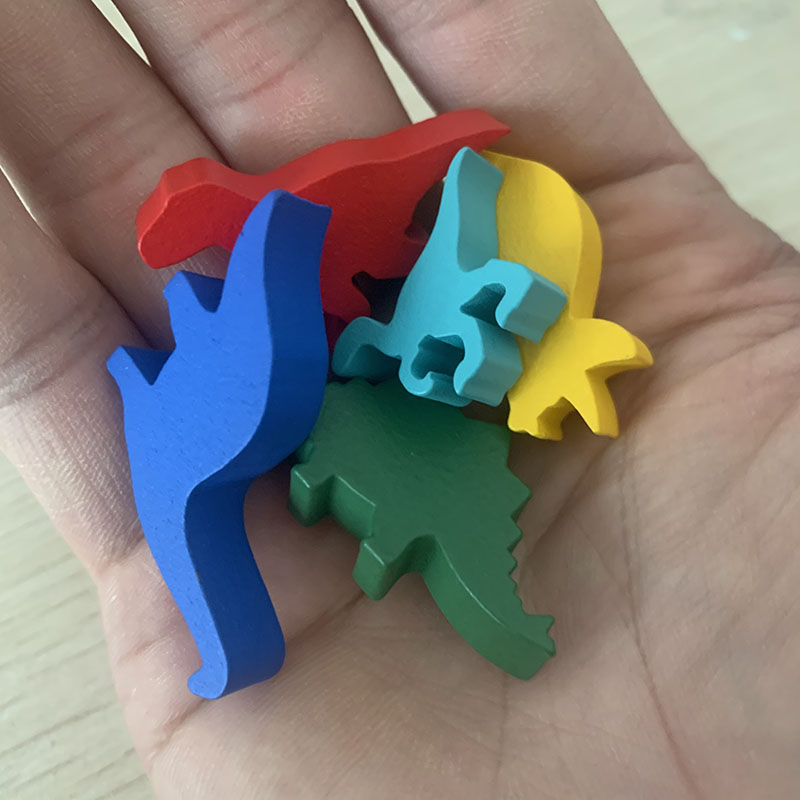 5 Teile/satz Holz Dinosaurier  – Board Game Catan Bewertung und Preis