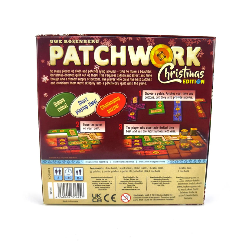 Stoffweberei-Weihnachts-Bretts – Board Game Catan Bewertung und Preis