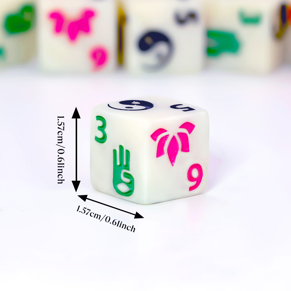 6-teiliges polyedrisches Würfe – Board Game Zen Bewertung und Preis