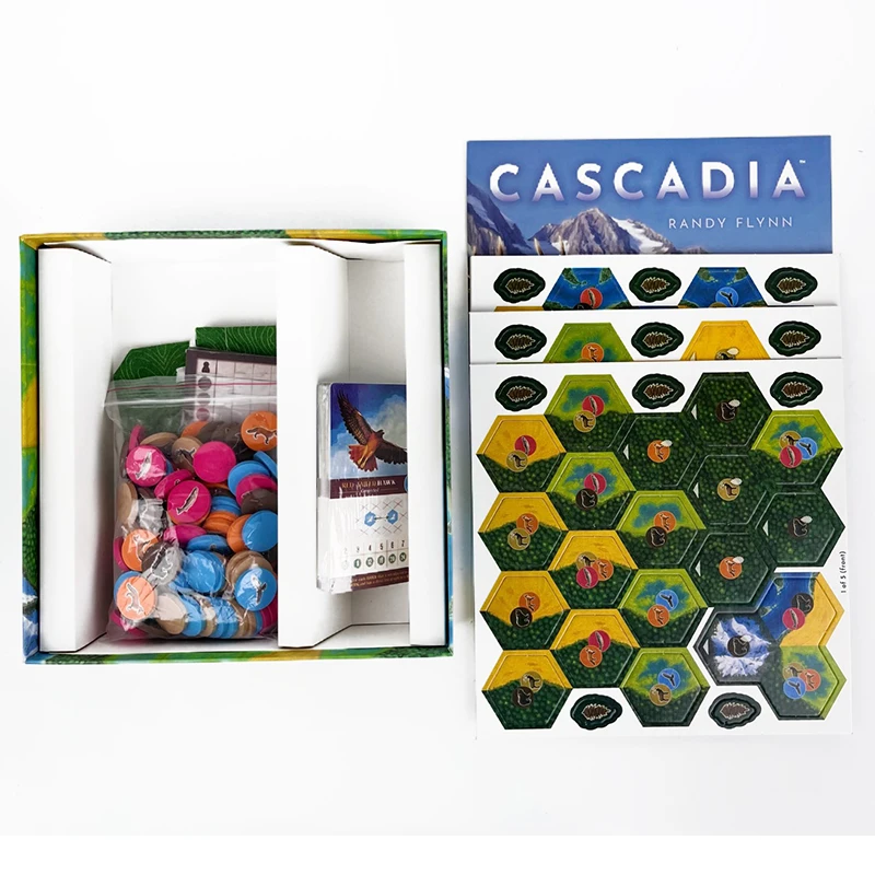 Cascadia Brettspiel LANDMARKS  – Board Game Catan Bewertung und Preis