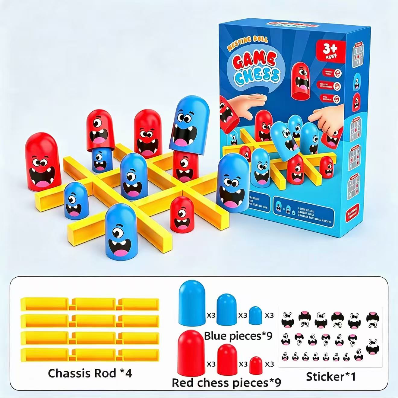 Tic-Tac-Toe Eat-and-Be-Sized S – Board Game Live Bewertung und Preis